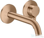 Hansgrohe AXOR ONE falsík alatti mosdó csaptelep 16 cm-es kifolyóval, szálcsiszolt vörös arany hatású 48170310 (48170310)
