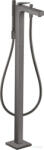 Hansgrohe AXOR CITTERIO szabadon álló kádtöltő csaptelep, szálcsiszolt fekete króm 39440340 (39440340)