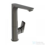 Ideal Standard CONNECT AIR magasított mosdó csaptelep leeresztő nélkül, elfordítható kifolyóval, Magnetic grey A7023A5 (A7023A5)