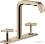 Hansgrohe AXOR CITTERIO E 3 üléses mosdó csaptelep automata leeresztővel, polírozott vörös arany hatású 36116300 (36116300)