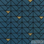 Marazzi Eclettica Bronze Mosaico Blue 40x40 fali csempe M3JH (M3JH)