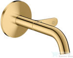 Hansgrohe AXOR ONE Select falsík alatti mosdó csaptelep 16 cm-es kifolyóval, polírozott arany hatású 48180990 (48180990)