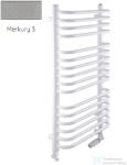 Radeco UMBERTO AD5-500/UE 1380x550 törölközőszárítós radiátor MERKURY 3 (metál világosszürke) színben (Radeco_UMBERTO_AD5_500_UE_MERKURY3)