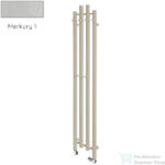 Radeco TUBO 1K KOLOR 1620x285 design radiátor, MERKURY 1 (metál ezüst) színben (Radeco_TUBO_1K_KOLOR_MERKURY1)