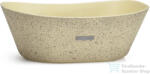 S.V.I.S. Design mosdó 50 cm LIBRA SANDBLASTED - sötét sárga, dekor nélkül, matt lakk UBX. LIBRA. SB. 050.106. 00.00. 1 (UBX_LIBRA_SB_050_106_00_00_1)