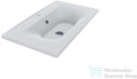 LunArt Julius 79, 4x44, 6 cm-es beépíthető öntöttmárvány mosdó, matt fehér 5999123002129 (5999123002129)