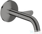 Hansgrohe AXOR ONE Select falsík alatti mosdó csaptelep 16 cm-es kifolyóval, polírozott fekete króm 48180330 (48180330)