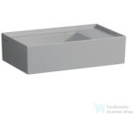 Laufen Kartell By Laufen 46x28 cm-es mosdó csaplyuk és túlfolyó nélkül, matt szürke H8153347591121 (H8153347591121)