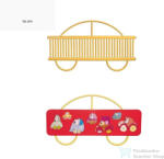 Radeco AUTO 680x1250 design radiátor gyerekszobába, RAL 9016 (fényes fehér) színben (Radeco_AUTO_RAL9016)