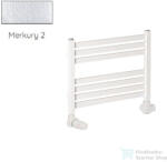 Radeco PINO K AK1-400/EP 415x430 törölközőszárítós radiátor, MERKURY 2 (ezüst) színben (Radeco_PINO_K_AK1_400_EP_MERKURY2)