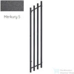 Radeco FUEGO KOLOR 1650x290 jobbos design radiátor, MERKURY 5 (metál sötétszürke) színben (Radeco_FUEGO_R_MERKURY5)