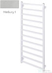 Radeco FADO 3 1225x530 törölközőszárítós radiátor, MERKURY 1 (metál ezüst) színben (Radeco_FADO_3_MERKURY1)