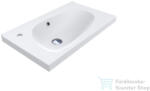 LunArt Dorah 69, 5x39, 6 cm-es beépíthető öntöttmárvány mosdó, matt fehér 5999123005465 (5999123005465)