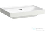 Laufen MEDA 65x46 cm-es falra/bútorra szerelhető csiszolt aljú mosdó csaplyuk nélkül, fehér H8161140001091 (H8161140001091)