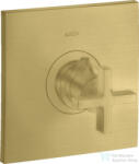 Hansgrohe AXOR Citterio Highlow falsík alatti termosztátos csaptelep, szálcsiszolt sárgaréz hatású 39716950 (39716950)