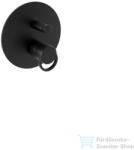 Bugnatese B-Color falsík alatti kád /zuhany csaptelep belső egységgel, matt fekete 6772NE (6772NE)