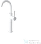 Bugnatese KOBUK magasított mosdó csaptelep click-clack leeresztővel, matt fehér 2221SCBI (2221SCBI)