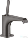 Hansgrohe AXOR CITTERIO E mosdó csaptelep nem zárható leeresztővel, szálcsiszolt fekete króm 36102340 (36102340)