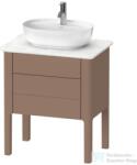 Duravit LUV 638x450 mm-es 2 fiókos alsószekrény mosdópulthoz, Almond Satin Matt LU956505454 (LU956505454)