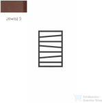 Radeco VIBO 1 821x550 design radiátor, JOWISZ 5 (matt barna) színben (Radeco_VIBO_1_JOWISZ5)