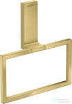 Hansgrohe AXOR UNIVERSAL RECTANGULAR törölközőtartó gyűrű, szálcsiszolt sárgaréz hatású 42623950 (42623950)