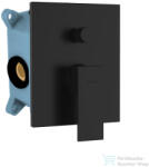 kielle Arkas I. falsík alatti csaptelep 2 fogyasztós, alaptesttel, matt fekete 10311204 (10311204)