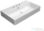 SAPHO GSI KUBE X kerámiamosdó, ExtraGlaze, 3 furattal, 80x47cm (9422311) (9422311) - furdoszoba-szaniter