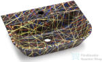 S.V.I.S. Design mosdó 55 cm VELA BASIC - PUNK, fekete, matt lakk UBO. VELA. BC. 055.000. PU. 03.1 (UBO_VELA_BC_055_000_PU_03_1)