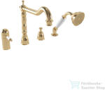 Bugnatese OXFORD 4 üléses termosztátos kádtöltő csaptelep, sárgaréz 6358ON (6358ON)