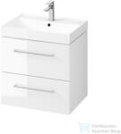 kielle ARKAS I 60x44x57 cm-es 2 fiókos alsószekrény mosdóval, fényes fehér 50011S60 (50011S60)