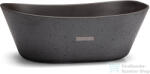 S.V.I.S. Design mosdó 50 cm LIBRA SANDBLASTED - nagyon sötét szürke, dekor nélkül, matt lakk UBX. LIBRA. SB. 050.915. 00.00. 1 (UBX_LIBRA_SB_050_915_00_00_1)