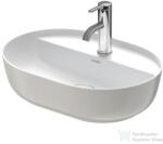 Duravit LUV 500x350 mm-es ráültethető mosdó Wondergliss bevonattal, fehér/szatén szürke matt 03805023001 (03805023001)
