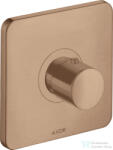 Hansgrohe AXOR Citterio M Highflow termosztát falsík alatti szereléshez, szálcsiszolt vörös arany hatású 34716310 (34716310)