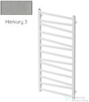 Radeco RIVER 3 1130x530 design radiátor, MERKURY 3 (metál világosszürke) színben (Radeco_RIVER_3_MERKURY3)