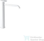 Bugnatese B-COLOR magasított mosdó csaptelep click-clack leeresztővel, matt fehér 6797SCBI (6797SCBI)