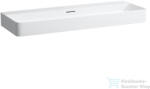 Laufen Val SaphirKeramik 120x42 cm-es mosdó csaplyuk nélkül, LCC Active bevonattal, fehér H810289A001091 (H810289A001091)