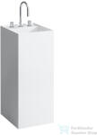 Laufen Kartell By Laufen szabadon álló mosdó 3 csaplyukkal, túlfolyó nélkül, speciális rejtett lefolyóval, LCC Active bevonattal, fehér H811331A001581 (H811331A001581)