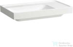 Laufen MEDA 80x46 cm-es falra/bútorra szerelhető mosdó túlfolyó és csaplyuk nélkül, jobb oldali pulttal, fehér H8171160001121 (H8171160001121)