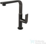 Bugnatese SIMPLE magasított mosdó csaptelep leeresztő nélkül, PVD fekete 6618SPT (6618SPT)