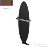 Radeco ORRO 990x280 ovális design radiátor törölközőtartó nélkül, JOWISZ 5 (matt barna) színben (Radeco_ORRO_JOWISZ5)