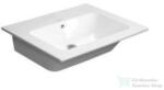 Duravit ME BY STARCK 63x49 cm mosdó csaplyuk nélkül, Wondergliss bevonattal, White Satin matt 23366332601 (23366332601)