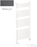 Radeco PINO K AK5-500/EP 1240x530 törölközőszárítós radiátor, MERKURY 5 (metál sötétszürke) színben (Radeco_PINO_K_AK5_500_EP_MERKURY5)
