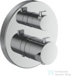 Laufen MEDA falsík alatti termosztátos kád/zuhanycsaptelep, 2-utas szabályozóval, légbeszívó nélkül, króm HF506677100000 (HF506677100000)