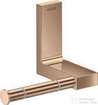 Hansgrohe AXOR UNIVERSAL RECTANGULAR wc papír tartó, polírozott vörös arany hatású 42656300 (42656300)