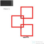 Radeco LOCO 3 970x685 design radiátor, MARS 5 (antracit) színben, balos (Radeco_LOCO_3_B_MARS5)