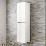 Coycama Dorian 140x34, 9x31, 6 cm-es 2 ajtós fali szekrény, fényes fehér M059103012001 (M059103012001)