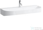 Laufen Sonar 100x42 cm-es csiszolt aljú mosdótál, 1 csaplyukkal, túlfolyó nélkül, matt fehér H8163477571111 (H8163477571111)