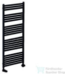 Radeco PINO K AK6-500/EP 1450x530 törölközőszárítós radiátor, MERKURY 8 (selyemfényű fekete) színben (Radeco_PINO_K_AK6_500_EP_MERKURY8)