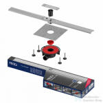 TECE Lineo rozsdamentes acél vágható folyóka szett 100 cm, szálcsiszolt 15301100 (15301100) - furdoszoba-szaniter