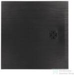 MARMY BASALTO - 100x100 Zuhanytálca Cavalli Black (80_8121_10_10_54)